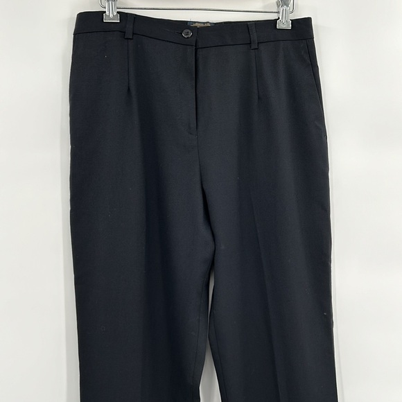 Pendleton Black Wool Trouser Pants Women's 6 Classic Quiet Luxury Career Office - Picture 2 of 7